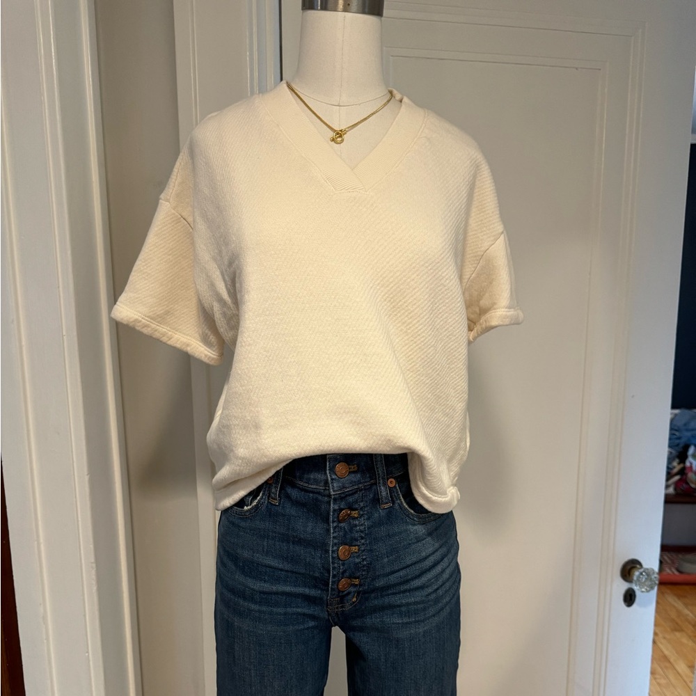 MWL Airyterry V-Neck Sweatshirt Tee